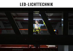 Bild einer Leuchteninstallation auf Baustelle